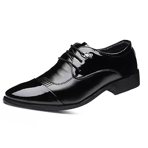 

Men's PU Spring & Summer Casual Oxfords Non-slipping Brown / Black