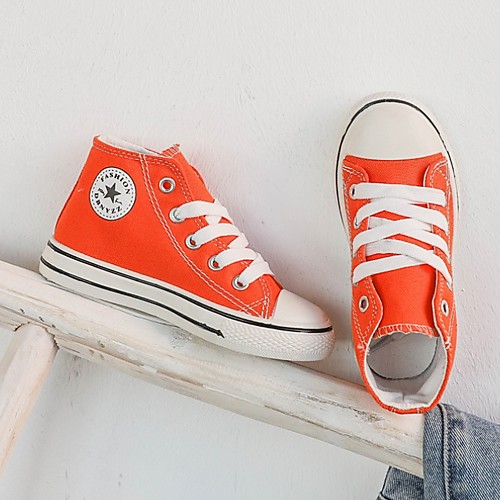 

Boys' Comfort Canvas Flats Big Kids(7years ) Yellow / Red / Pink Spring