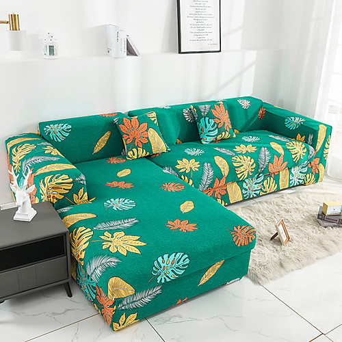 

Nordic Simple Style Black Printing Elastic Sofa Cover Stretchable Combination Sofa Cover