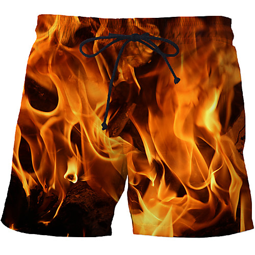 

Men's Sporty / Exaggerated Sweatpants / Shorts Pants - 3D / Geometric Pattern / 3D Print Print Rainbow US32 / UK32 / EU40 US34 / UK34 / EU42 US36 / UK36 / EU44