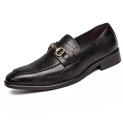 

Men's PU Spring & Summer Casual Loafers & Slip-Ons Non-slipping Brown / Black