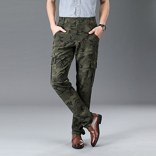 

Men's Hiking Pants Outdoor Breathable Quick Dry Stretchy Sweat-wicking Pants / Trousers Bottoms Hunting Fishing Climbing Camouflage M L XL XXL / Wear Resistance