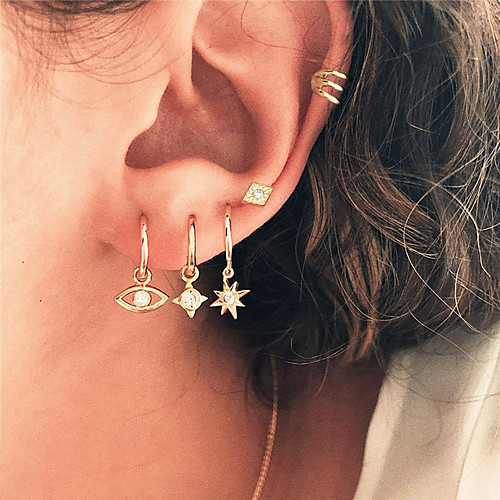 

Women's Earrings Vintage Steampunk Earrings Jewelry Gold For Date Vacation Street Festival 1 set