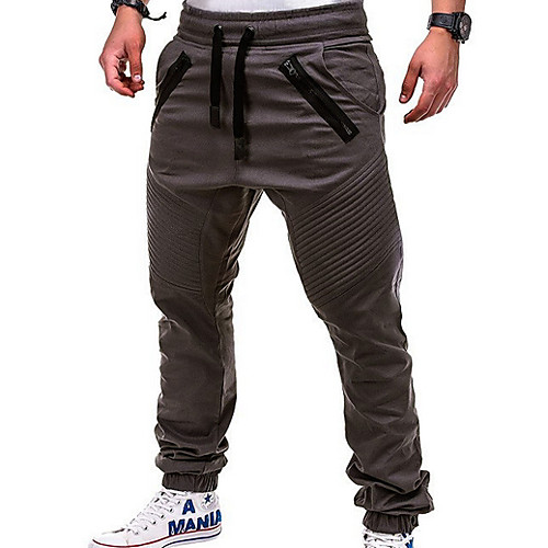 

Men's Basic Jogger Pants - Solid Colored Khaki Green White US34 / UK34 / EU42 US36 / UK36 / EU44 US38 / UK38 / EU46