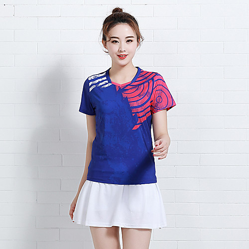 

Women's Tennis Badminton Table Tennis Skirt Tee / T-shirt Clothing Suit 3D Print Breathable Quick Dry Soft Summer Sports Outdoor / High Elasticity
