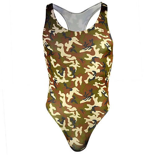 

Men's Not Specified Underbust Corset - Camo / Camouflage Army Green Rainbow One-Size