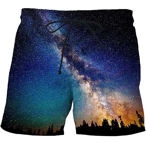 

Men's Sporty / Exaggerated Sweatpants / Shorts Pants - Galaxy / 3D / 3D Print Print Rainbow US32 / UK32 / EU40 US34 / UK34 / EU42 US36 / UK36 / EU44