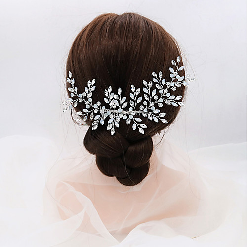 

Fashionable Jewelry Cubic Zirconia / Alloy Hair Combs with Rhinestone / Crystals / Trim 1pc Wedding / Party / Evening Headpiece