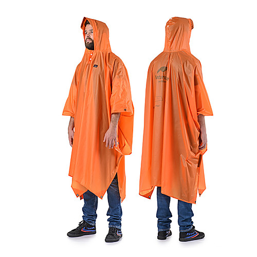 

Naturehike Men's Women's Hiking Raincoat Outdoor Waterproof Portable Windproof Breathable Raincoat Hunting Fishing Climbing Orange / Green / Camping / Hiking / Caving