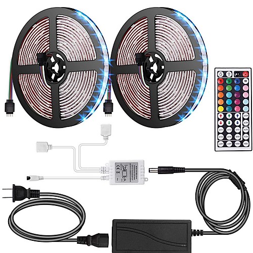

10m Flexible LED Light Strips 300 LEDs SMD5050 Multi Color Decorative / TV Background 12 V