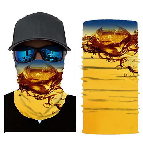 

Men's 3D Print Square Scarf - Galaxy / Print / Color Block