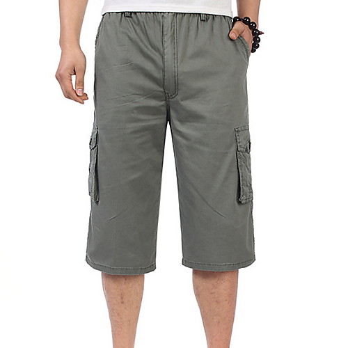

Men's Basic Shorts Pants - Solid Colored Yellow Army Green Black US38 / UK38 / EU46 US40 / UK40 / EU48 US42 / UK42 / EU50