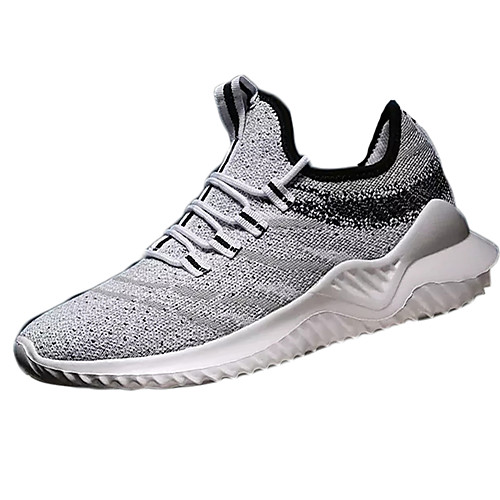 

Men's Elastic Fabric / Tissage Volant Spring & Summer Sporty Trainers / Athletic Shoes Running Shoes Non-slipping Color Block Black / Red / Khaki / Black / Green