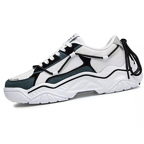 

Men's Mesh / PU Spring & Summer Sporty Trainers / Athletic Shoes Running Shoes Non-slipping Color Block Red / Black / Gray
