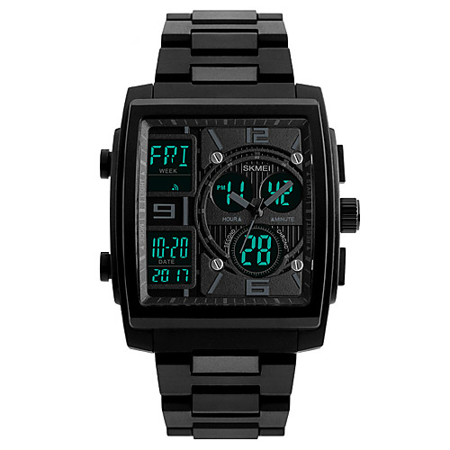 

SKMEI 1274 Men Sport Watch Men's Quartz Digital Clock Watches 3 Time Countdown Top Brand Outdoor Fashion Wristwatch