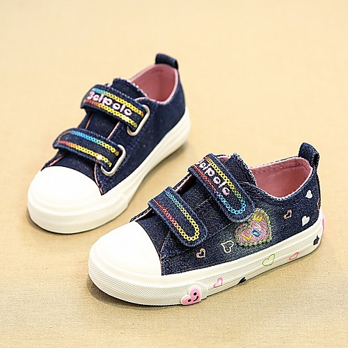 

Girls' Comfort Canvas Flats Big Kids(7years ) Red / Blue / Dark Blue Spring
