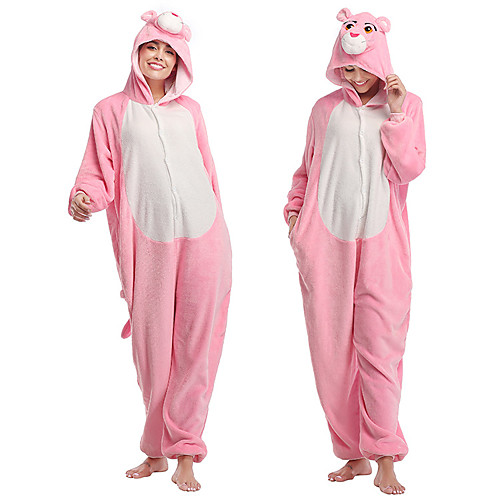 

Adults' Kigurumi Pajamas Unicorn Onesie Pajamas Flannelette Pink Cosplay For Men and Women Animal Sleepwear Cartoon Festival / Holiday Costumes