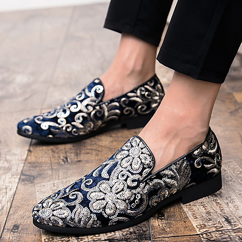 

Men's PU Spring & Summer Casual Oxfords Blue / Black