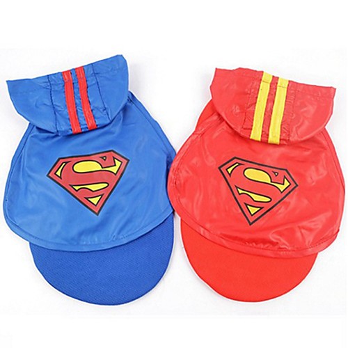 

Dog Rain Coat Dog Clothes Red / Yellow Red Blue Costume Cotton XS S M L XL