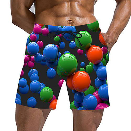 

Men's Sporty / Exaggerated Sweatpants / Shorts Pants - Geometric Pattern / 3D Print Sporty / Print Rainbow US32 / UK32 / EU40 US34 / UK34 / EU42 US36 / UK36 / EU44