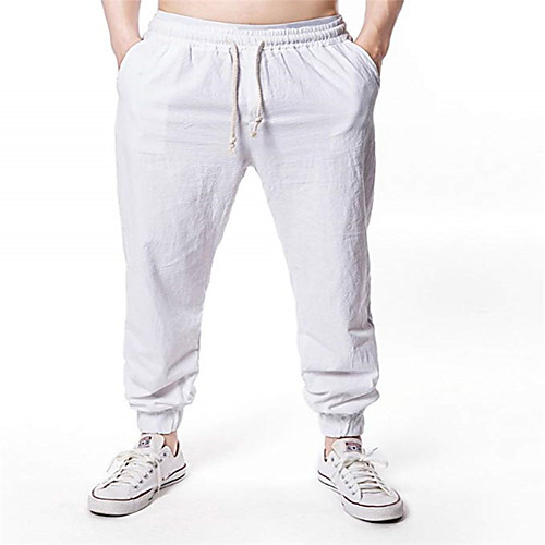 

Men's Basic Chinos Pants - Solid Colored Classic Khaki White Brown US32 / UK32 / EU40 US34 / UK34 / EU42 US38 / UK38 / EU46