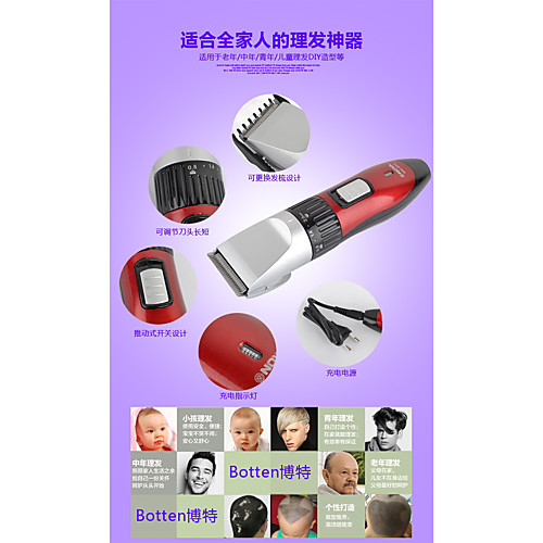 

Rechargeable Boutique Portable Electric Fader Baby Hair Clipper L Hair Clipper Static 1 Set