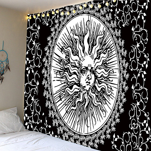 

Maan Zon Muur Opknoping Strandlaken Art Nordic Tapestry Bohemian Polyester Mandala Patroon Deken Cover Home Decor20 bestellingen