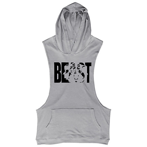 

Men's Casual Hoodie - Letter Hooded Yellow US32 / UK32 / EU40