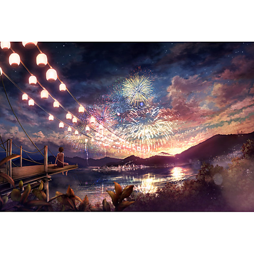 

1000 pcs Fireworks Jigsaw Puzzle Adult Puzzle Jumbo Wooden Romantic Adults' Toy Gift