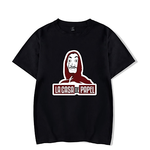 

Inspired by la casa de papel Dali Cosplay Costume T-shirt Pure Cotton Print Printing T-shirt For Men's / Women's