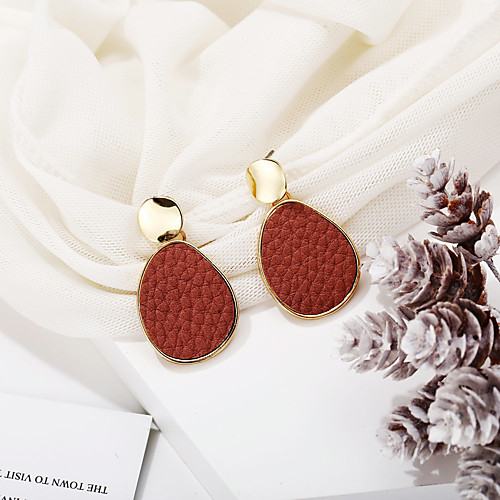 

Women's Earrings Simple Vintage Earrings Jewelry Red / Brown For Date Vacation Street Festival 1 Pair