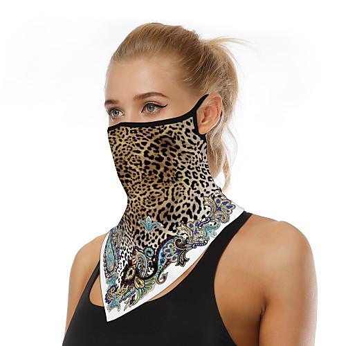 

Men's / Women's 3D Print Triangle Scarf - Print / Leopard