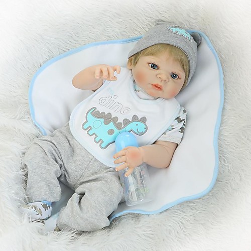 

NPKCOLLECTION NPK DOLL Reborn Doll Baby Boy Reborn Toddler Doll 24 inch Silicone - Newborn Gift Hand Made Child Safe Non Toxic Tipped and Sealed Nails Kid's Boys' / Girls' Toy Gift