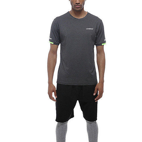 

Men's Daily T-shirt - Solid Colored Dark Gray