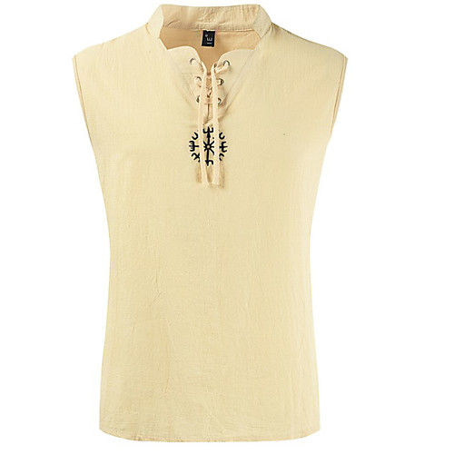 

Men's Daily Basic Tank Top - Solid Colored Army Green