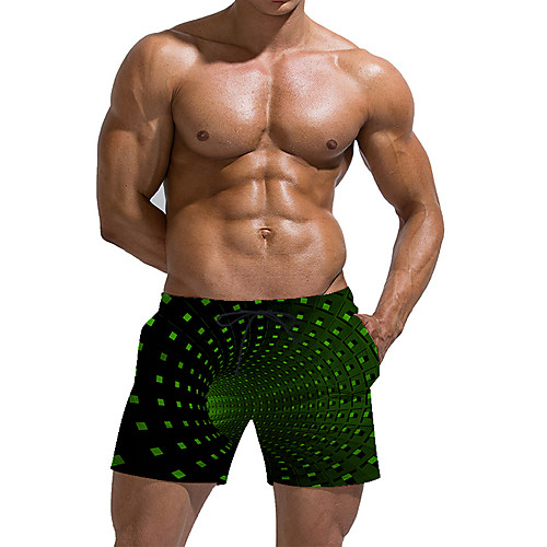 

Men's Sporty / Exaggerated Sweatpants / Shorts Pants - Polka Dot / Geometric Pattern / 3D Print Sporty / Print Green US32 / UK32 / EU40 US34 / UK34 / EU42 US36 / UK36 / EU44