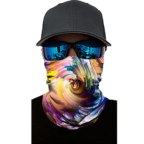 

Neck Gaiter Pollution Protection Quick Dry Ultraviolet Resistant Rainbow Balaclavas Bandana for Adults' Road Cycling Hiking Cycling