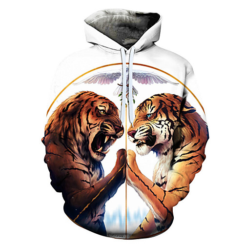 

Men's 3D Print / Casual Hoodie - 3D / Cartoon / Character Rainbow US32 / UK32 / EU40