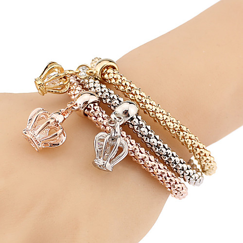 

Women's Bracelet Classic Wedding Birthday Vintage Theme European Trendy Casual / Sporty Ethnic French Alloy Bracelet Jewelry Gold For Date Festival