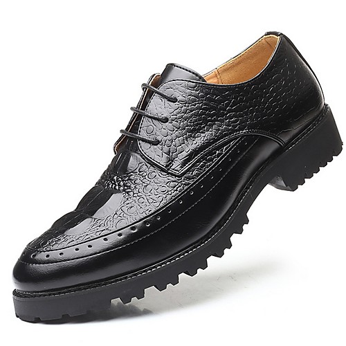 

Men's PU Spring & Summer Classic Oxfords Black