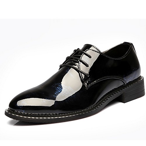 

Men's PU Spring & Summer British Oxfords Red / Blue / White