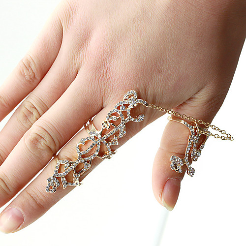 

Women's Ring 1pc Gold Silver Alloy Elegant Holiday European Festival Jewelry