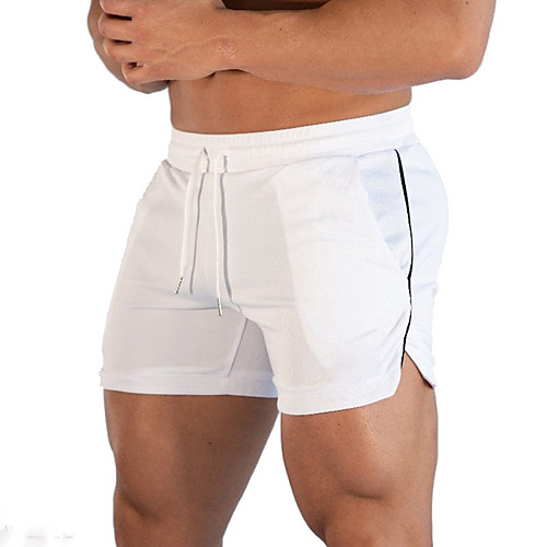 

Men's Sporty / Basic Sweatpants / Shorts Pants - Solid Colored Khaki Blue White US32 / UK32 / EU40 US34 / UK34 / EU42 US36 / UK36 / EU44