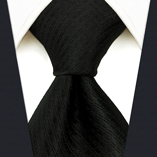 

Men's Party / Work / Basic Necktie - Jacquard / Solid Colored