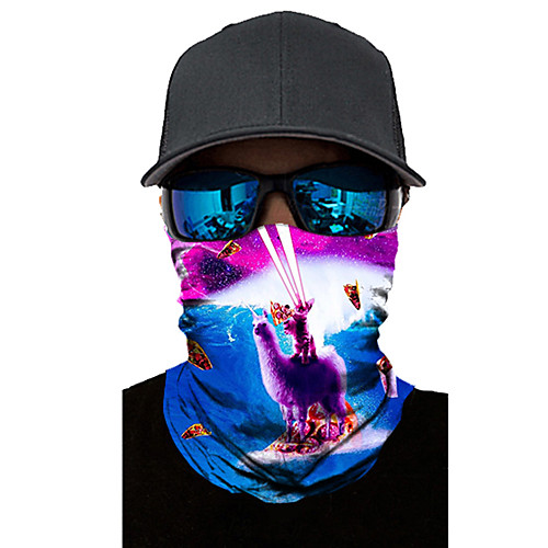 

Neck Gaiter Pollution Protection Quick Dry Ultraviolet Resistant Rainbow Balaclavas Bandana for Adults' Road Cycling Hiking Cycling