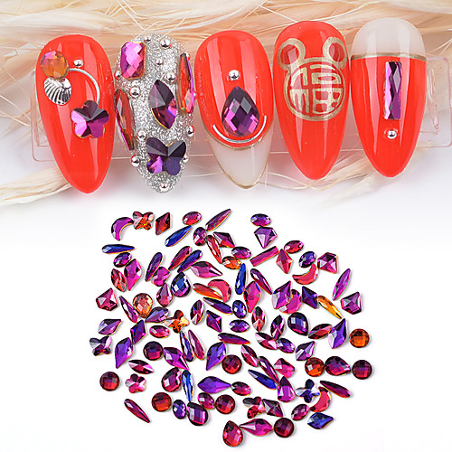 

1100 pcs Multi-Type Crystal / Rhinestone Nail Jewelry For Finger Nail Fantacy 3D nail art Manicure Pedicure Daily Fashion
