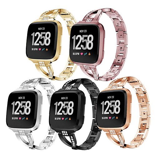 

Stainless Steel Watch Band Strap for Fitbit Versa 18cm / 7 Inches 2.3cm / 0.91 Inches