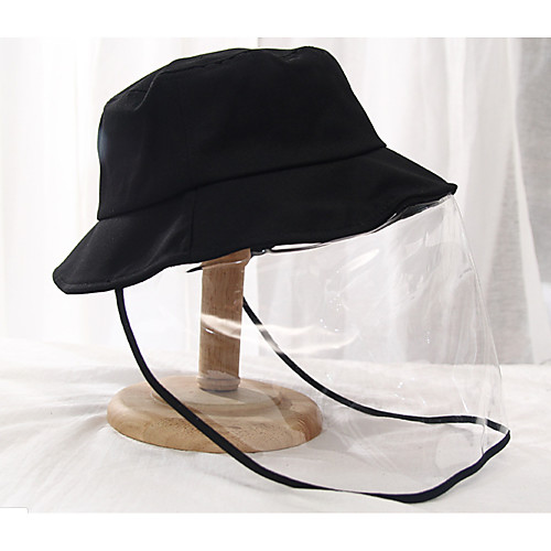 

Unisex Basic Polyester Sun Hat-Solid Colored Black