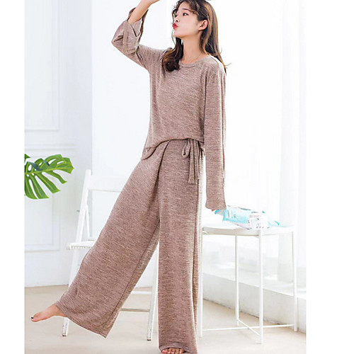 

Women's Suits Nightwear Wine Khaki Blue M L XL