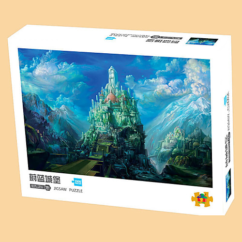 

1000 pcs Fairytale Theme Landscape Marine animal Jigsaw Puzzle Focus Toy Decompression Toys Parent-Child Interaction Wooden Scenery Kid's Adults Toy Gift